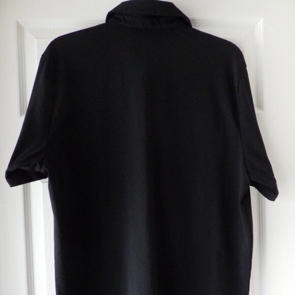 Under Armour Mens Polo Golf Short Sleeve Shirt Black Size Large Loose Fit Sporty - Picture 2 of 6